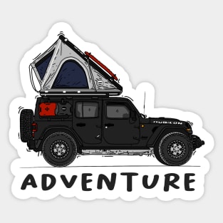 Jeep adventure camp Sticker